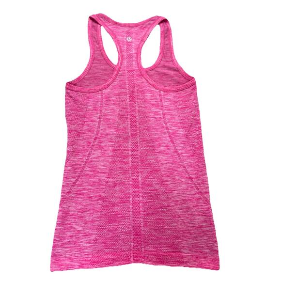 Lululemon Run: Swiftly Tech Racerback Heathered Jeweled Magenta Size 4 - Picture 5 of 6